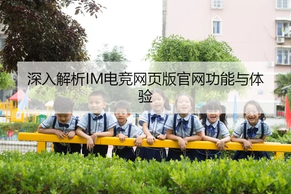 深入解析IM电竞网页版官网功能与体验